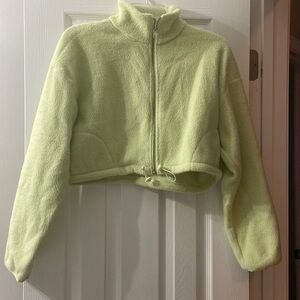 cropped athletic jacket by forever21